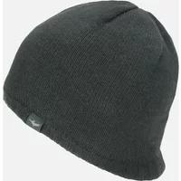 Men's Sealskinz Waterproof Cold Weather Cosy Warm Winter Beanie Hat - Black - Size: L/XL