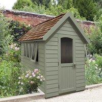 8' x 5' Forest Retreat Green Luxury Shed (2.41m x 1.5m) - Installation Included