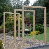 Forest Sleeper Garden Arch Set 5'3 x 0'4 (3PK)
